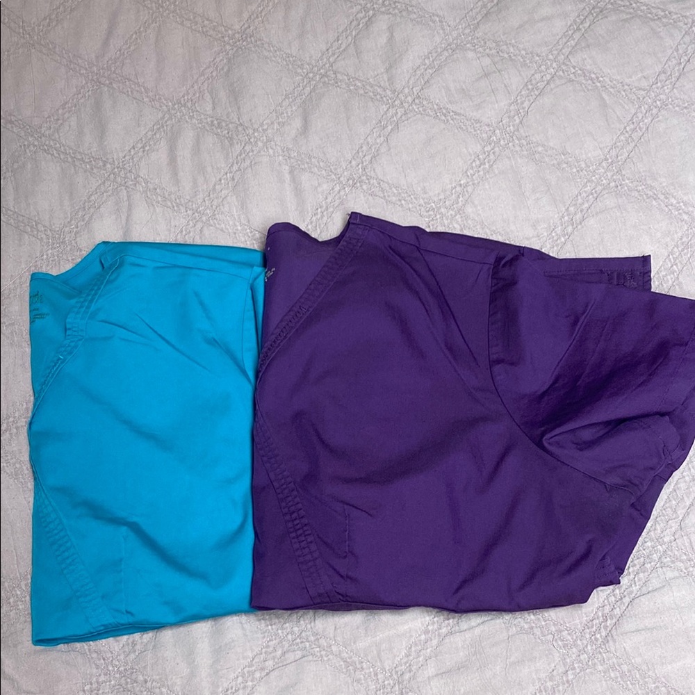 Cherokee Luxe Scrub tops